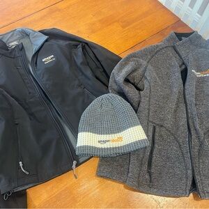 Amazon Robotics Jacket and Beanie Set